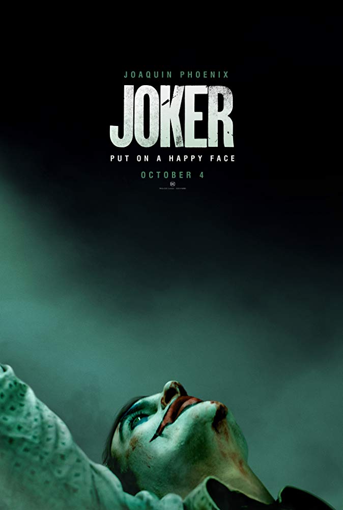 JOKER poster in blue green